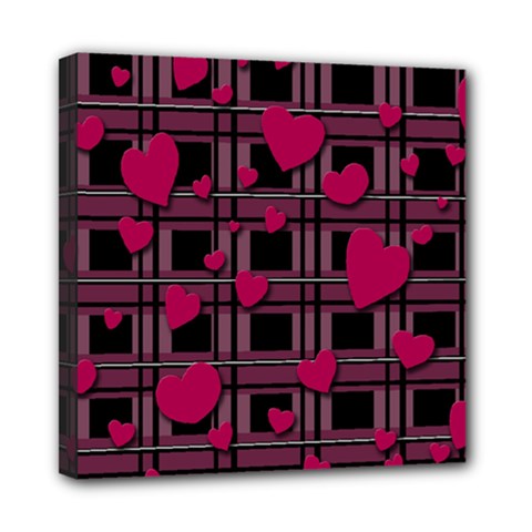 Harts pattern Mini Canvas 8  x 8  from ArtsNow.com
