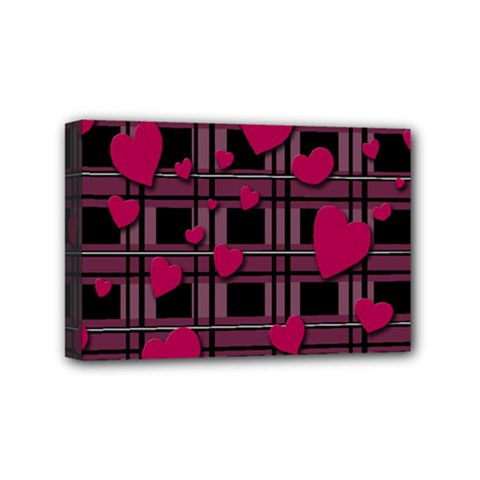Harts pattern Mini Canvas 6  x 4  from ArtsNow.com