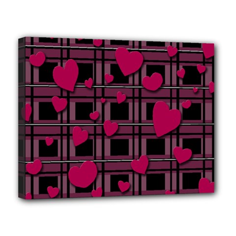 Harts pattern Canvas 14  x 11  from ArtsNow.com