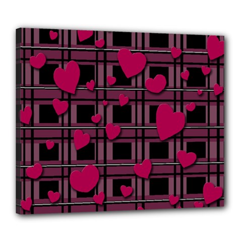 Harts pattern Canvas 24  x 20  from ArtsNow.com