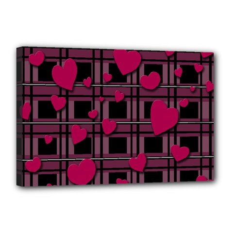 Harts pattern Canvas 18  x 12  from ArtsNow.com