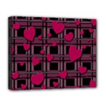 Harts pattern Deluxe Canvas 20  x 16  