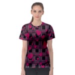 Harts pattern Women s Sport Mesh Tee