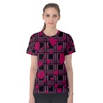 Harts pattern Women s Cotton Tee