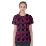 Harts pattern Women s Cotton Tee