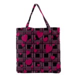 Harts pattern Grocery Tote Bag