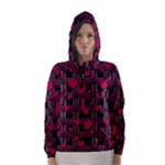 Harts pattern Hooded Wind Breaker (Women)