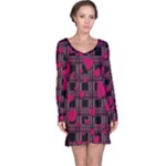 Harts pattern Long Sleeve Nightdress