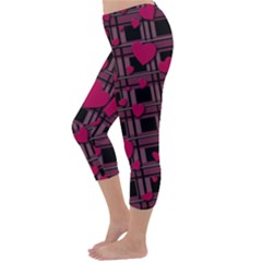 Capri Winter Leggings Back Capri Winter Leggings Back