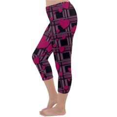 Capri Winter Leggings  Back