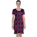 Harts pattern Short Sleeve Nightdress