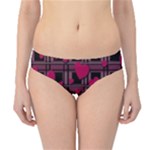 Harts pattern Hipster Bikini Bottoms