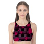 Harts pattern Tank Bikini Top