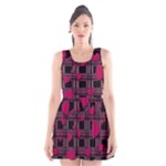 Harts pattern Scoop Neck Skater Dress