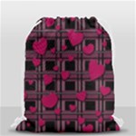 Harts pattern Drawstring Bag (Small)