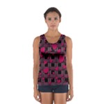 Harts pattern Women s Sport Tank Top 