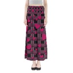 Harts pattern Maxi Skirts