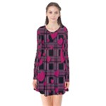 Harts pattern Flare Dress