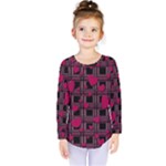 Harts pattern Kids  Long Sleeve Tee