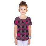 Harts pattern Kids  One Piece Tee