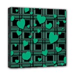 Green love Mini Canvas 8  x 8 