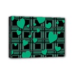 Green love Mini Canvas 7  x 5 