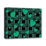 Green love Canvas 10  x 8 