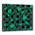 Green love Canvas 24  x 20 