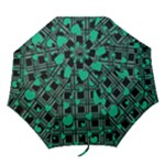 Green love Folding Umbrellas