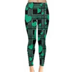 Green love Leggings 