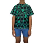 Green love Kids  Short Sleeve Swimwear