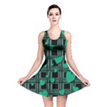 Green love Reversible Skater Dress