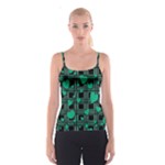 Green love Spaghetti Strap Top