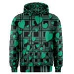 Green love Men s Pullover Hoodie