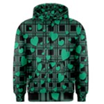 Green love Men s Zipper Hoodie