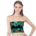 Green love Tube Top