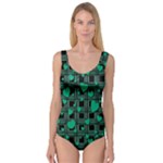 Green love Princess Tank Leotard 