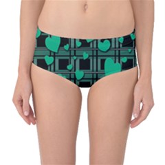 Mid-Waist Bikini Bottoms 