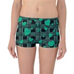 Green love Reversible Bikini Bottoms