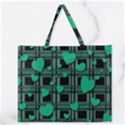 Zipper Large Tote Bag 