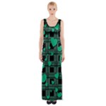 Green love Maxi Thigh Split Dress