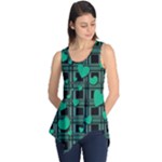 Green love Sleeveless Tunic