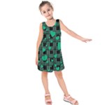 Green love Kids  Sleeveless Dress