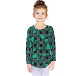 Green love Kids  Long Sleeve Tee