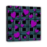 Purple love Mini Canvas 6  x 6 