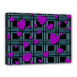 Purple love Canvas 16  x 12 