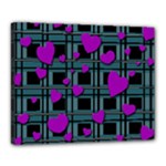 Purple love Canvas 20  x 16 