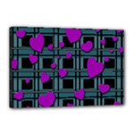 Purple love Canvas 18  x 12 