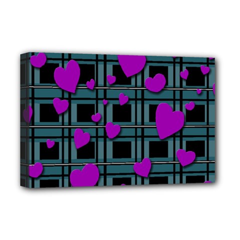 Purple love Deluxe Canvas 18  x 12   from ArtsNow.com