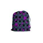 Purple love Drawstring Pouches (Small) 